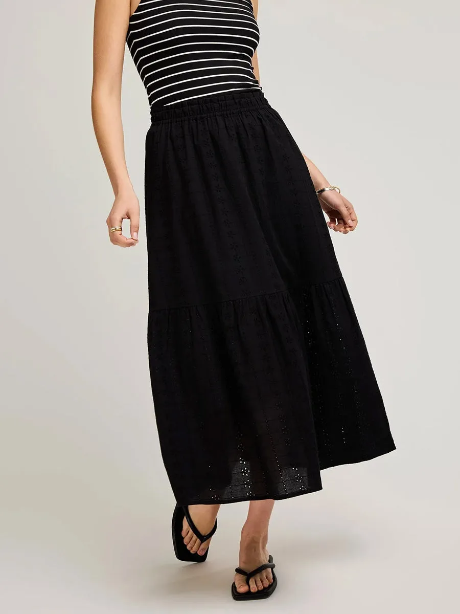 GENTLE FAWN MADRID MIDI SKIRT - BLACK sold by OAK