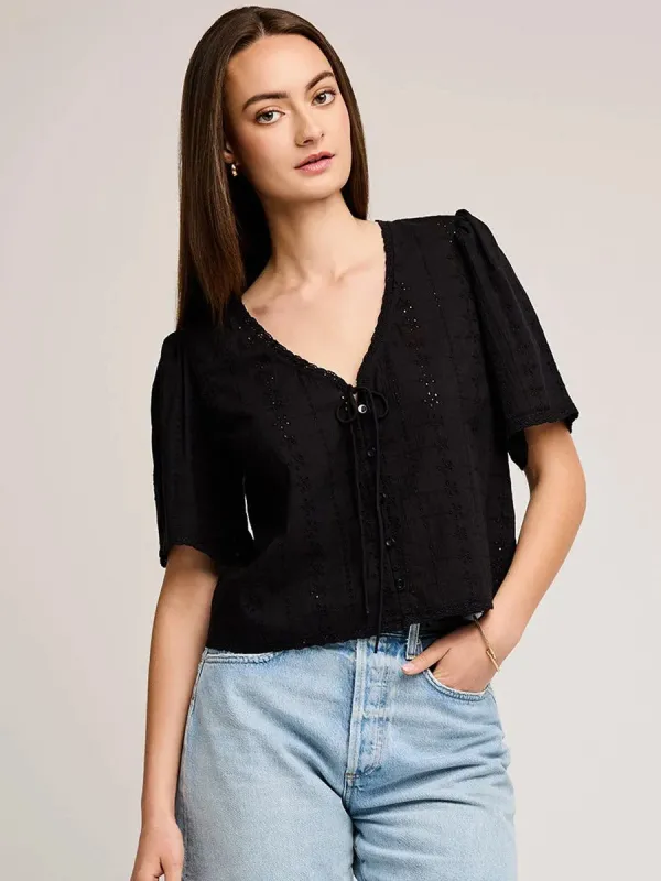 GENTLE FAWN JESSA TOP - BLACK sold by OAK