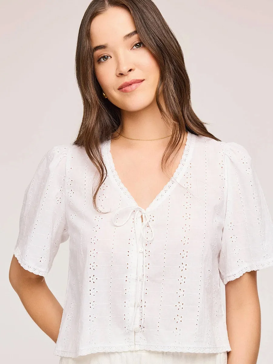 GENTLE FAWN JESSA TOP - WHITE sold by OAK product image thumbnail 3