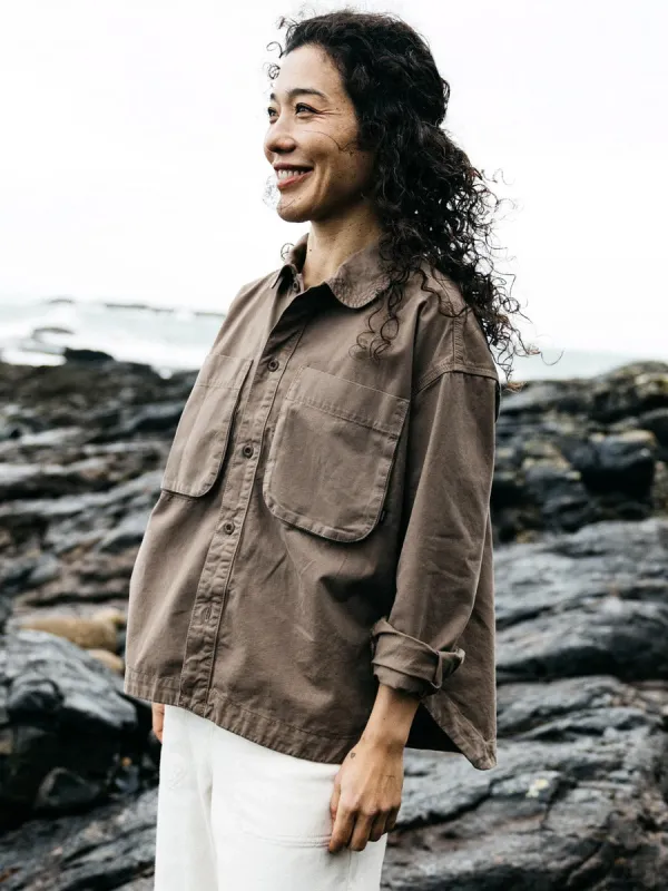 FINISTERRE GWAVAS OVERSHIRT - WOODSMOKE sold by OAK