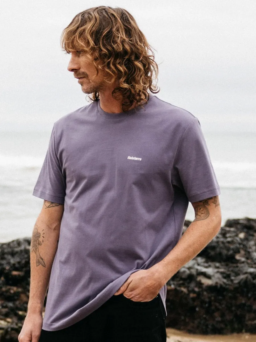 FINISTERRE HARLYN LOGO SHORT-SLEEVE TEE - VIOLET SKY sold by OAK