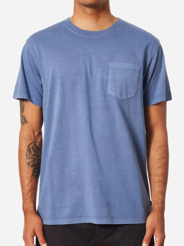 KATIN BASE TEE - BLUE PIGMENT DYE sold by OAK