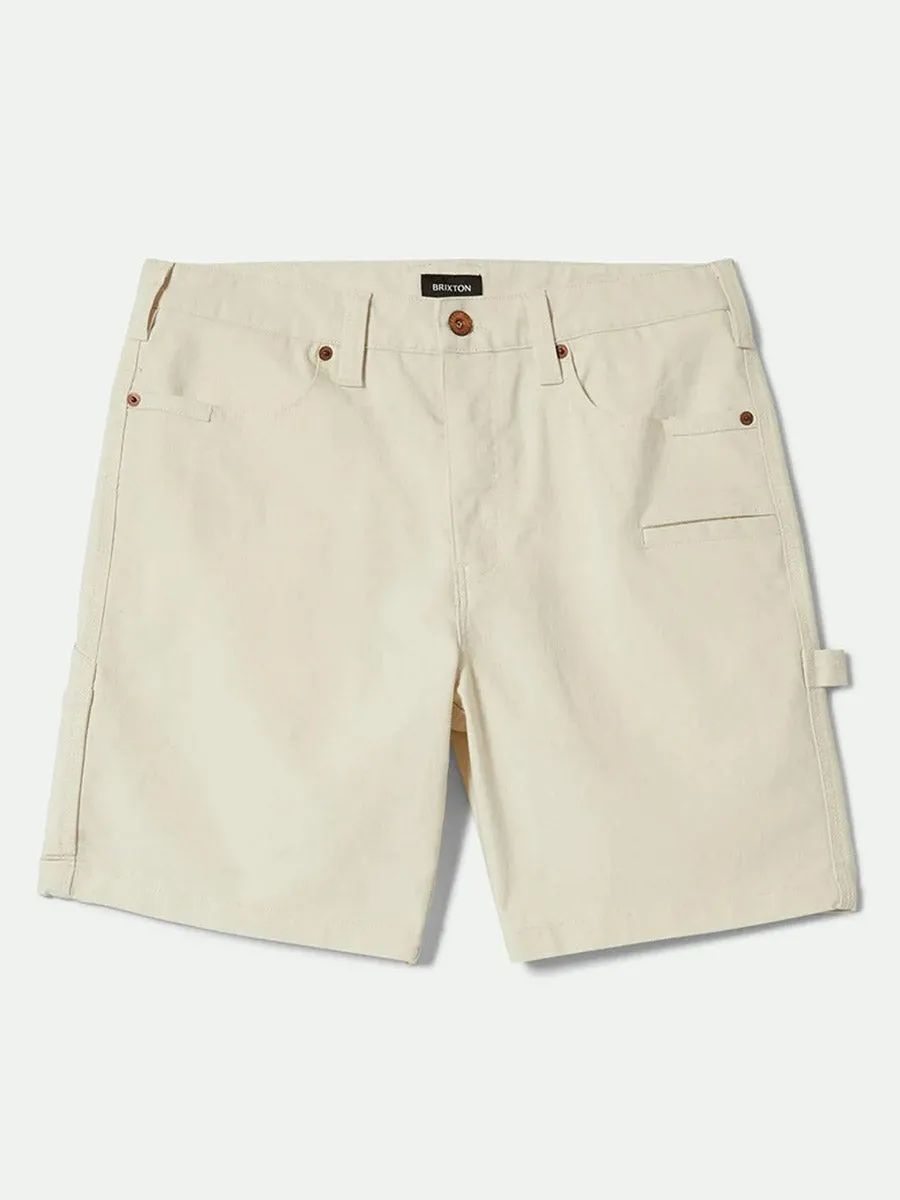 BRIXTON BUILDERS CARPENTER BAGGY SHORT - EGRET WHITE sold by OAK product image thumbnail 2