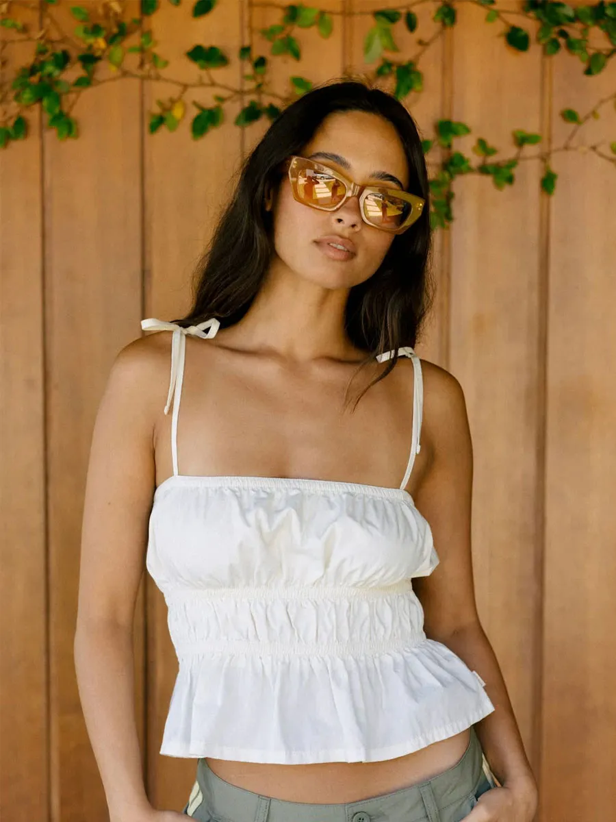 EDEN SMOCKED TOP - OFF WHITE sold by OAK product image thumbnail 5