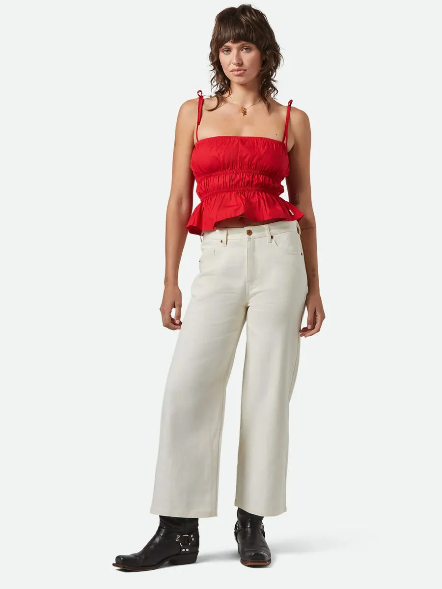 EDEN SMOCKED TOP - CRIMSON sold by OAK product image thumbnail 4