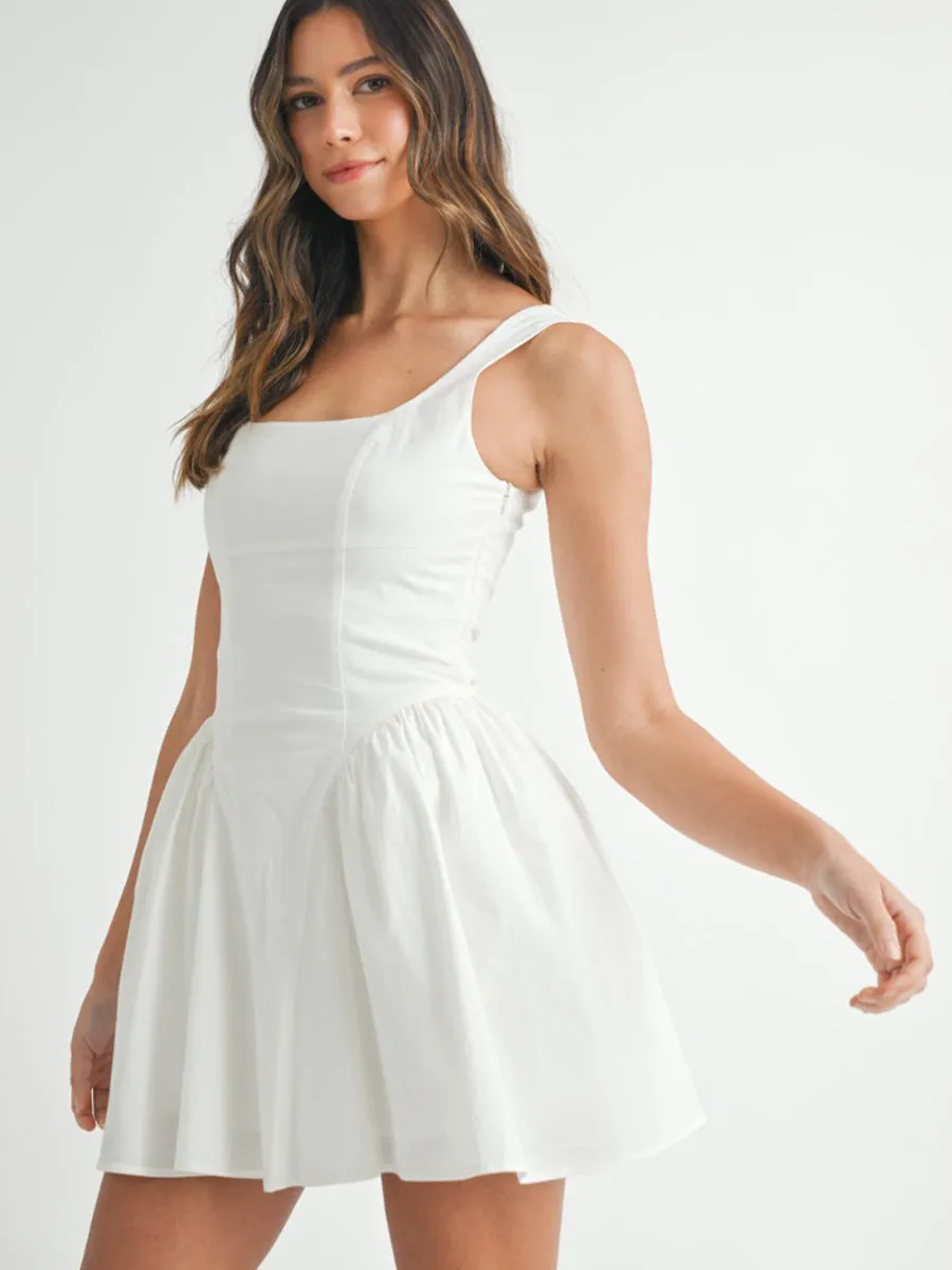 CORSET MINI DRESS - WHITE sold by OAK product image thumbnail 5
