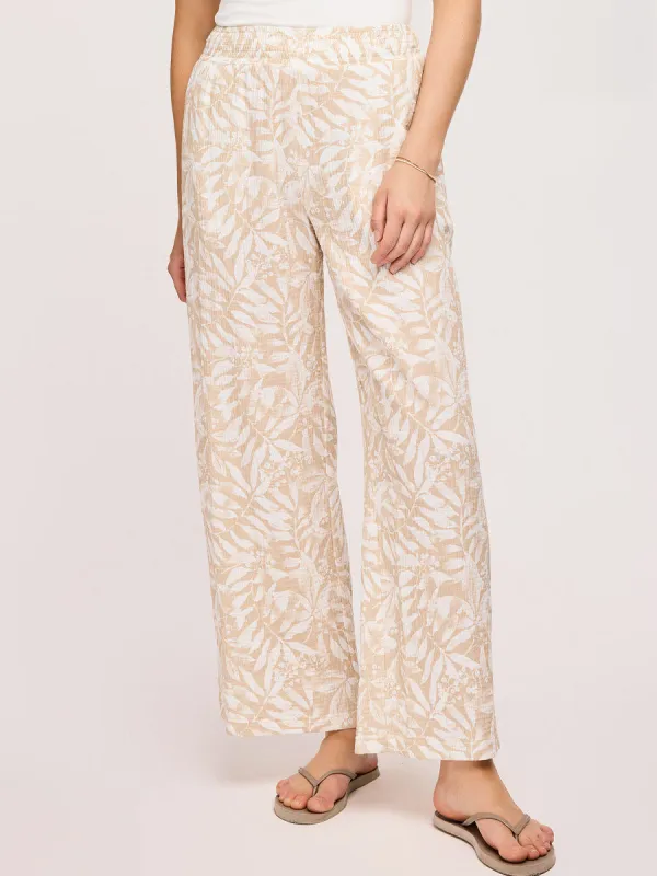 ADELAIDE PANT - TAN TROPIC sold by OAK