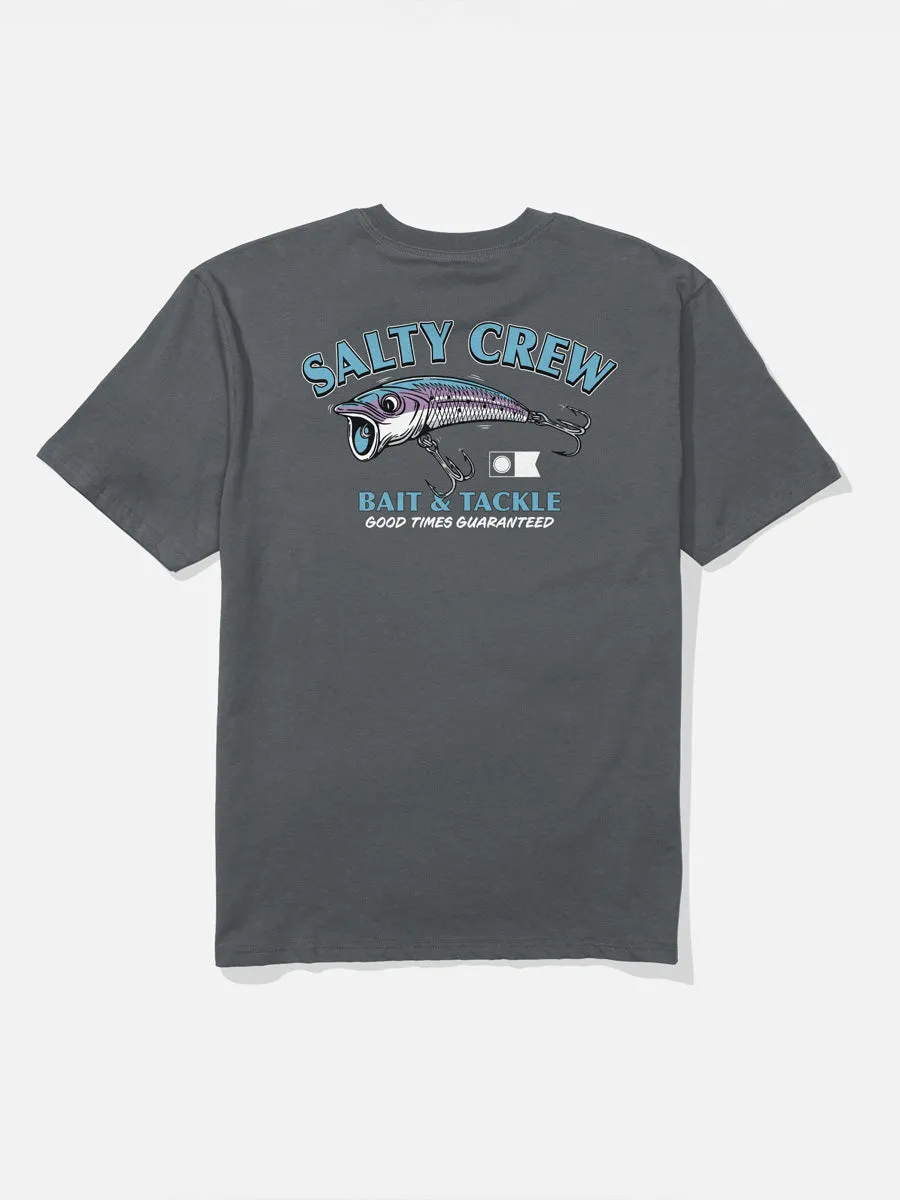 SALTY CREW SNAG IT CLASSIC SHORT-SLEEVE TEE - CHARCOAL sold by OAK