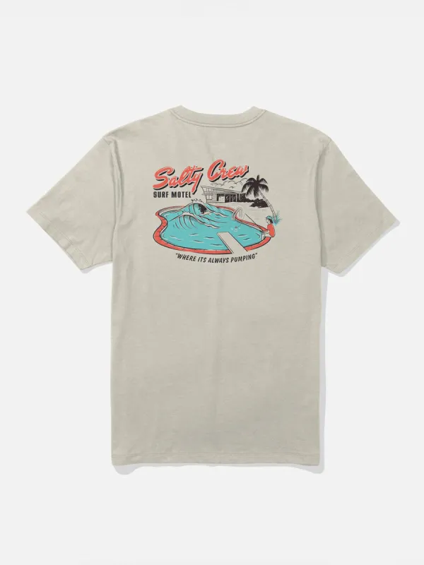 SALTY CREW SURF MOTEL SHORT-SLEEVE TEE - BONE sold by OAK