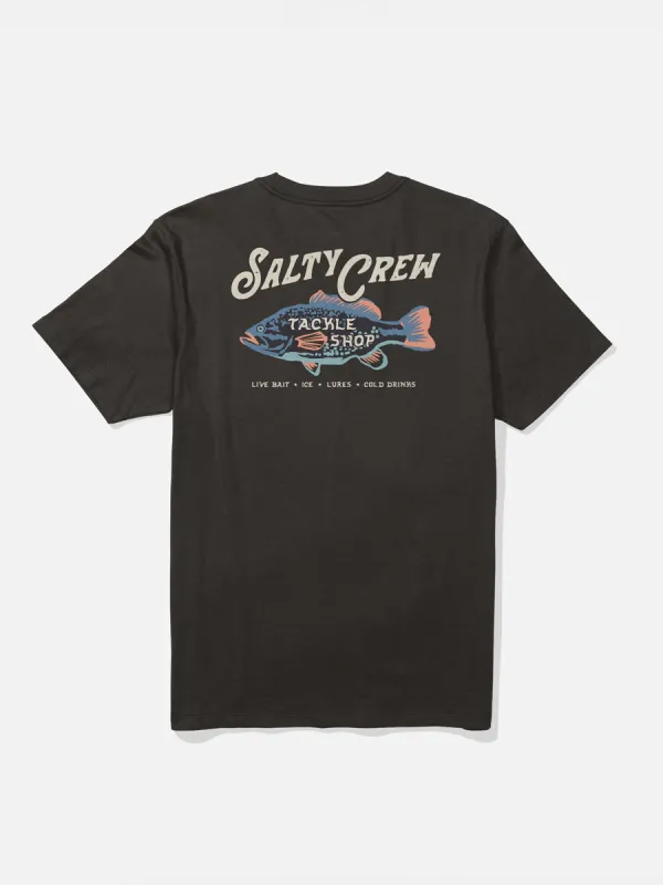 SALTY CREW TACKLE SHOP SHORT-SLEEVE TEE - BLACK sold by OAK