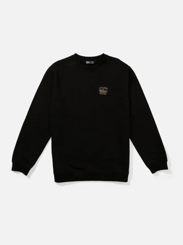 SALTY CREW CRAFTED CREW FLEECE - BLACK sold by OAK