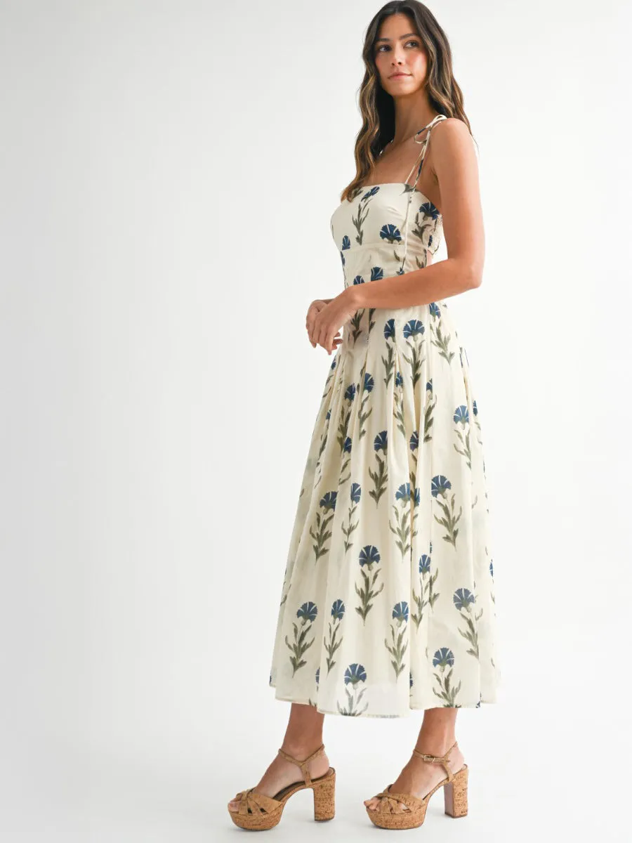FLORAL PRINT MIDI DRESS sold by OAK product image thumbnail 2