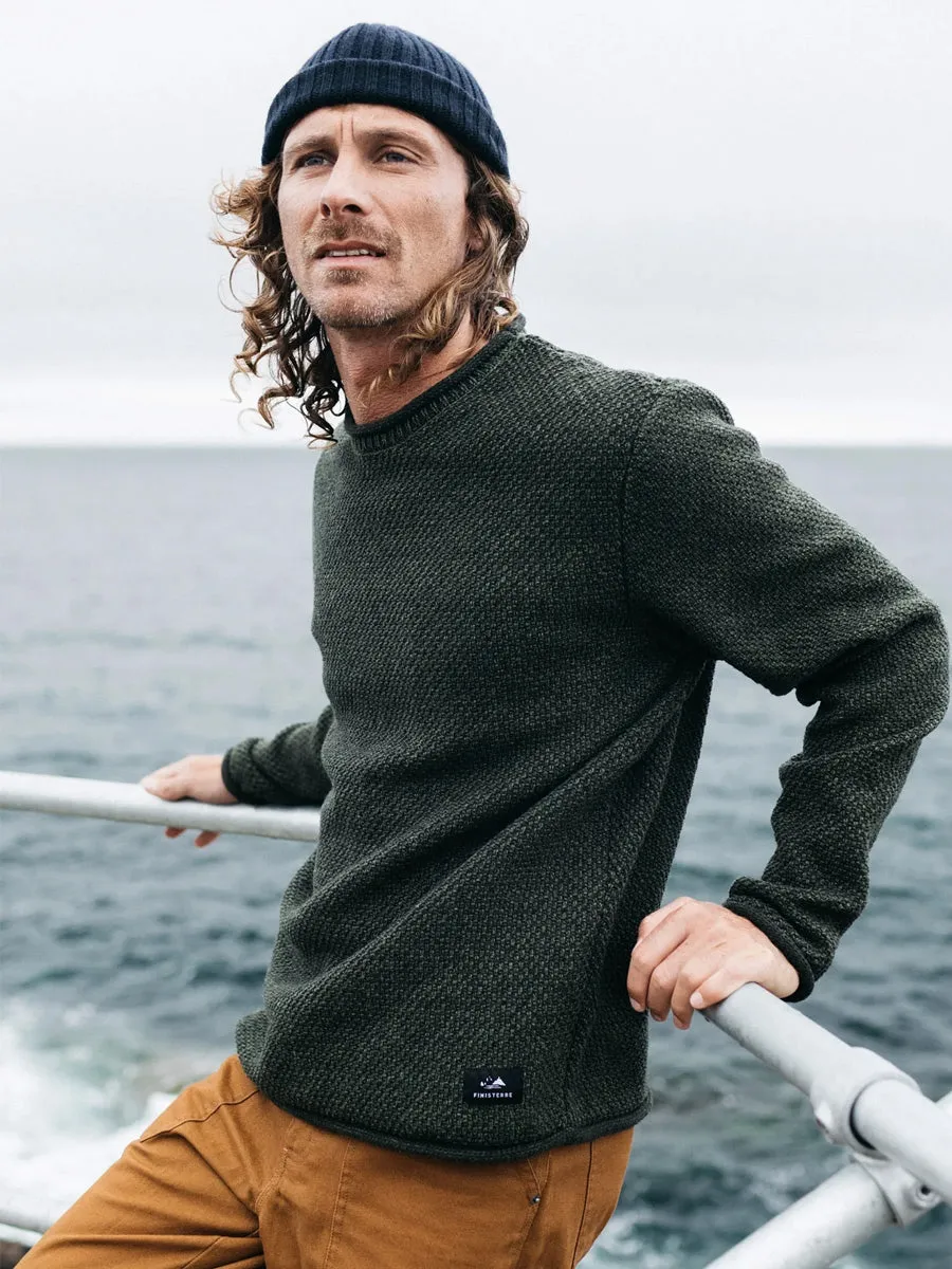 FINISTERRE BARENTS JUMPER - OLIVE sold by OAK
