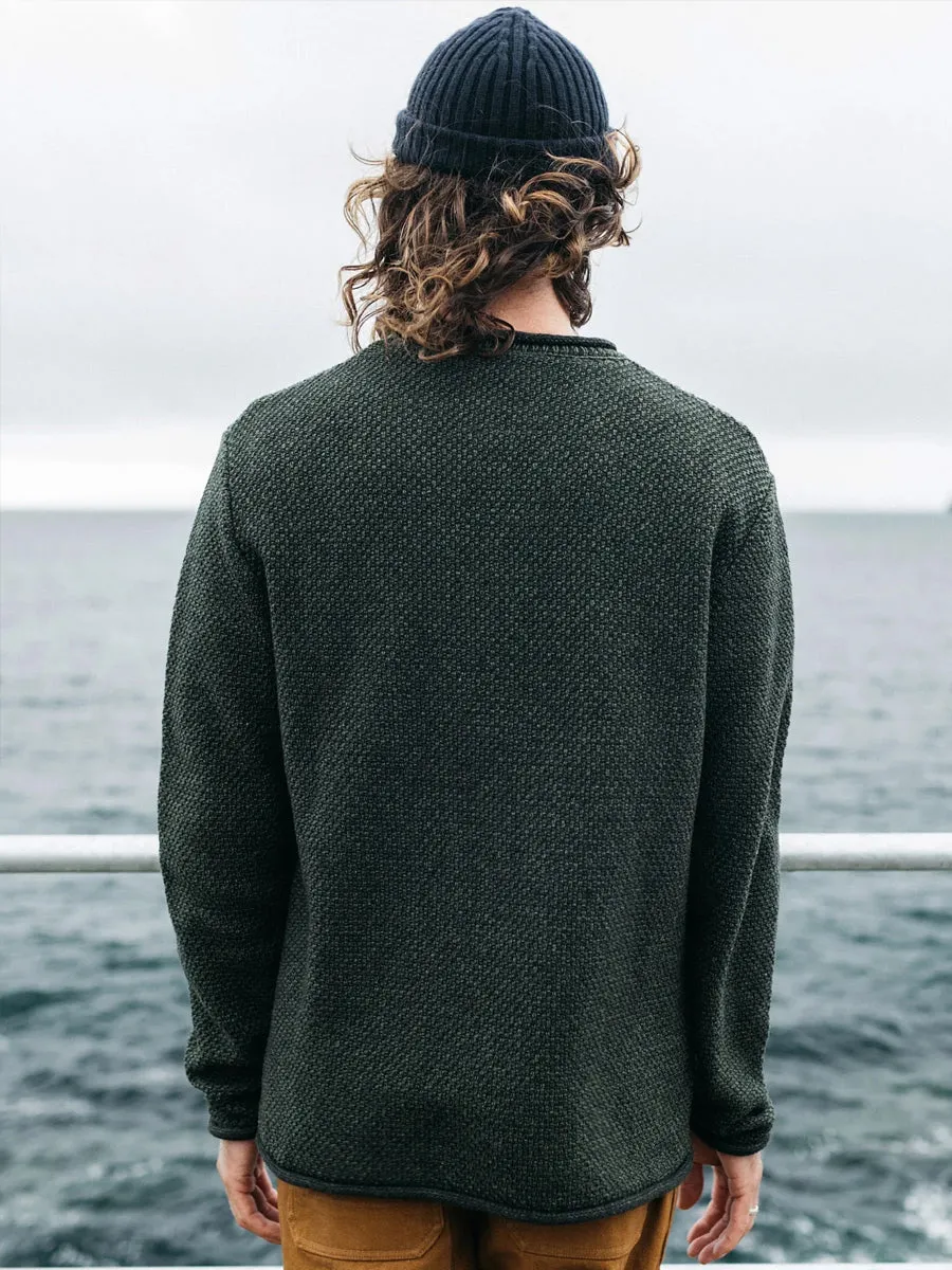 FINISTERRE BARENTS JUMPER - OLIVE sold by OAK product image thumbnail 3