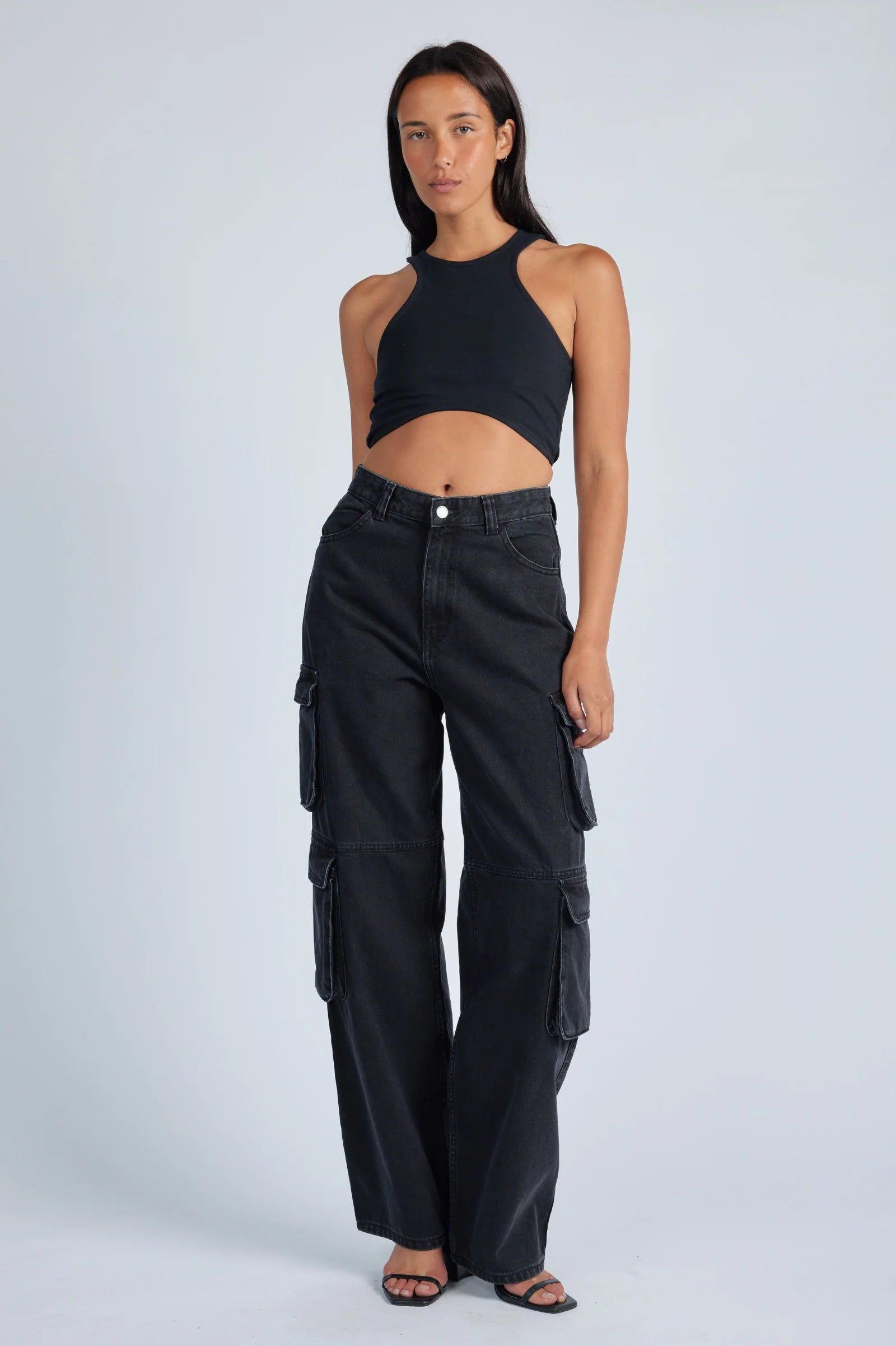 DR.DENIM DONNA MULTI CARGO - BLACK USED sold by OAK product image thumbnail 4