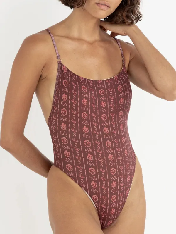 VINTAGE FLORAL ONE PIECE sold by OAK