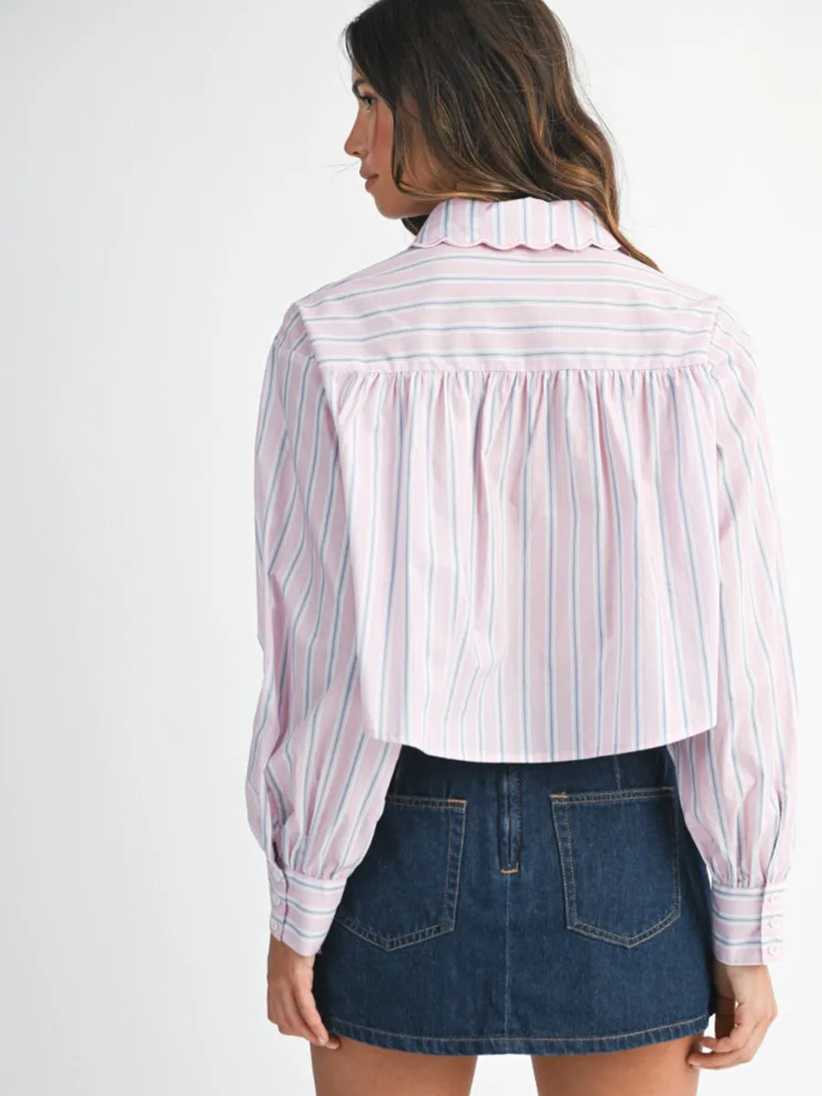 DENIM SKORT WITH FRONT SLIT sold by OAK product image thumbnail 2