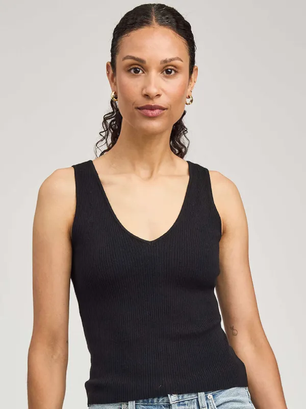 GINA TANK - BLACK sold by OAK
