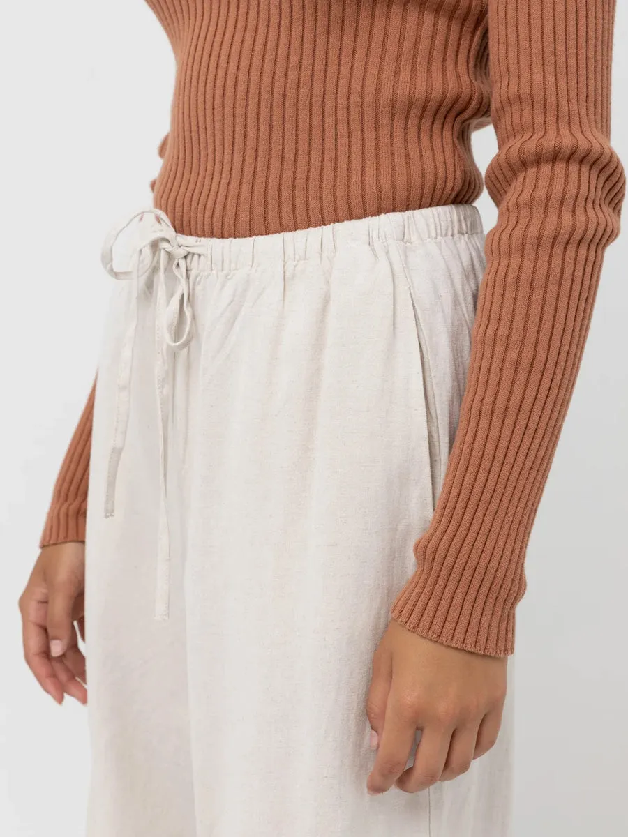 CLASSIC DRAWSTRING PANT - OAT sold by OAK product image thumbnail 3