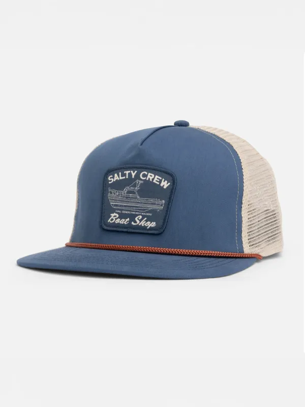 SALTY CREW BOAT SHOP TRUCKER - PILOT BLUE sold by OAK