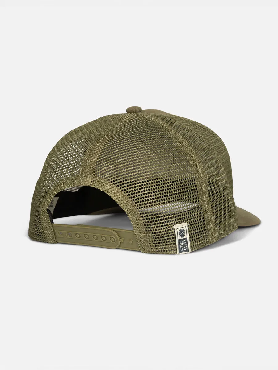 SALTY CREW BIGMOUTH TRUCKER - OIL GREEN sold by OAK product image thumbnail 2