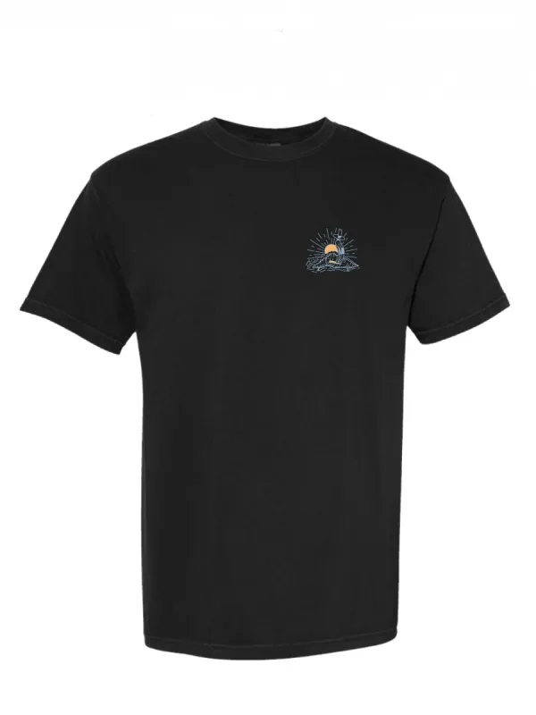 OAK SURF CLUB TEN TOE RODEO TEE - BLACK sold by OAK