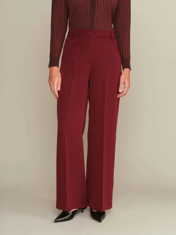 ALEX PANT - BURGUNDY made by Dèluc