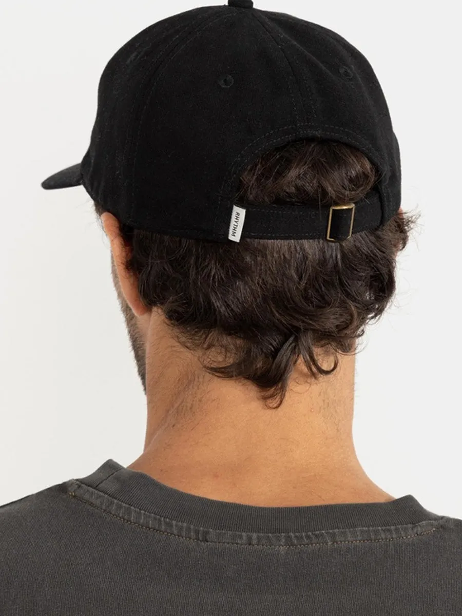 RHYTHM ESSENTIAL BRUSHED TWILL CAP - BLACK sold by OAK product image thumbnail 2