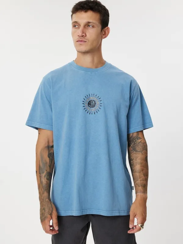 RHYTHM SUN BEAMS VINTAGE SHORT-SLEEVE T-SHIRT - DUSK sold by OAK