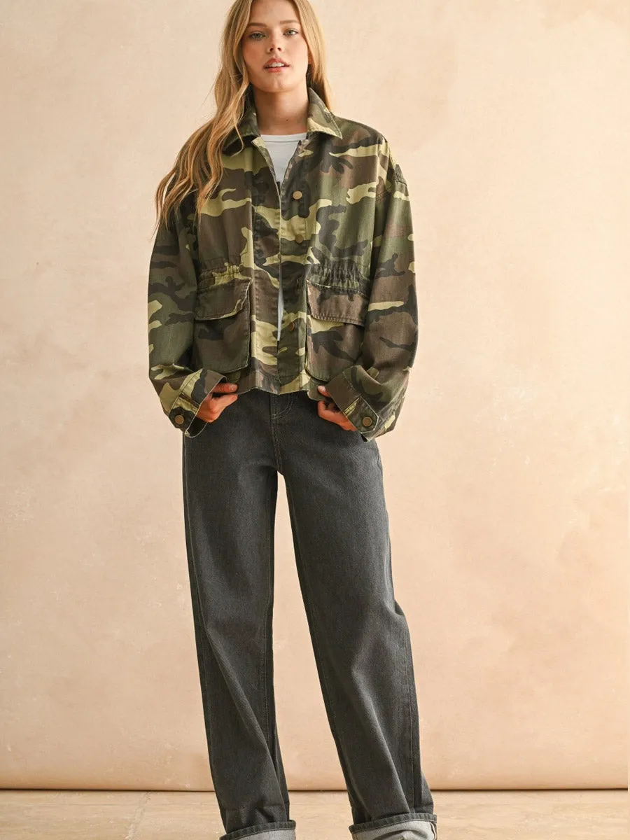 CAMOUFLAGE PRINTED JACKET sold by OAK product image thumbnail 4