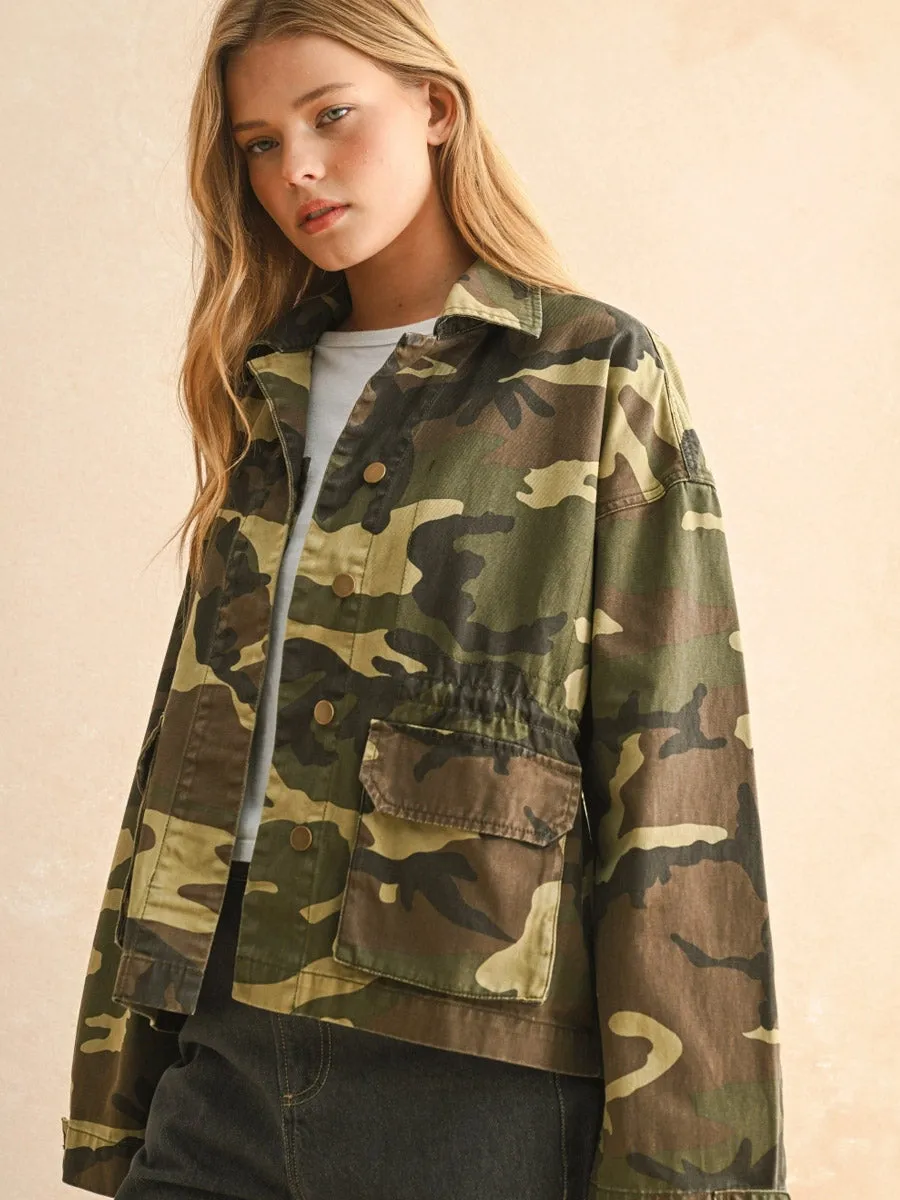 CAMOUFLAGE PRINTED JACKET sold by OAK product image thumbnail 3