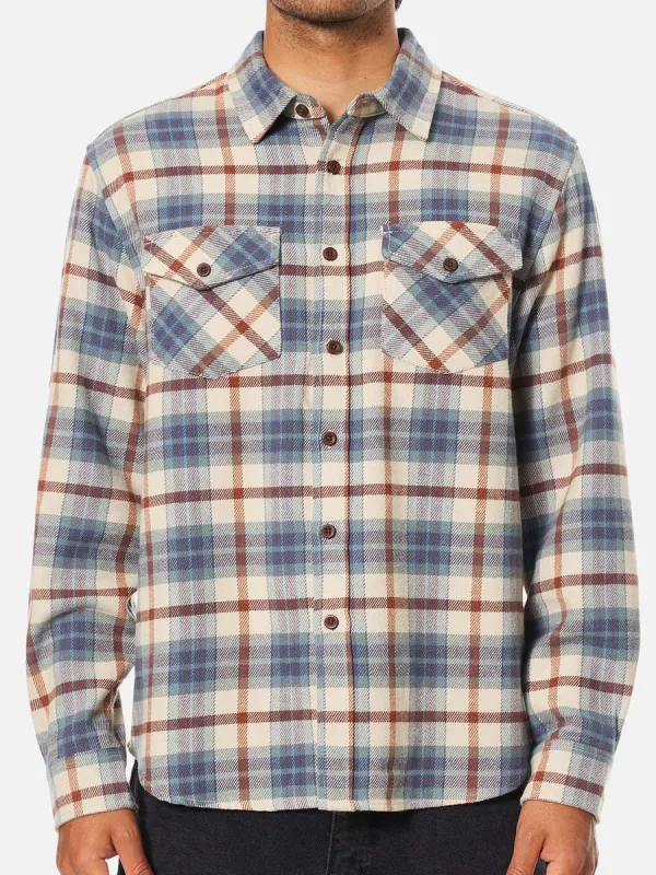 KATIN SIERRA FLANNEL - DUSTY BLUE sold by OAK
