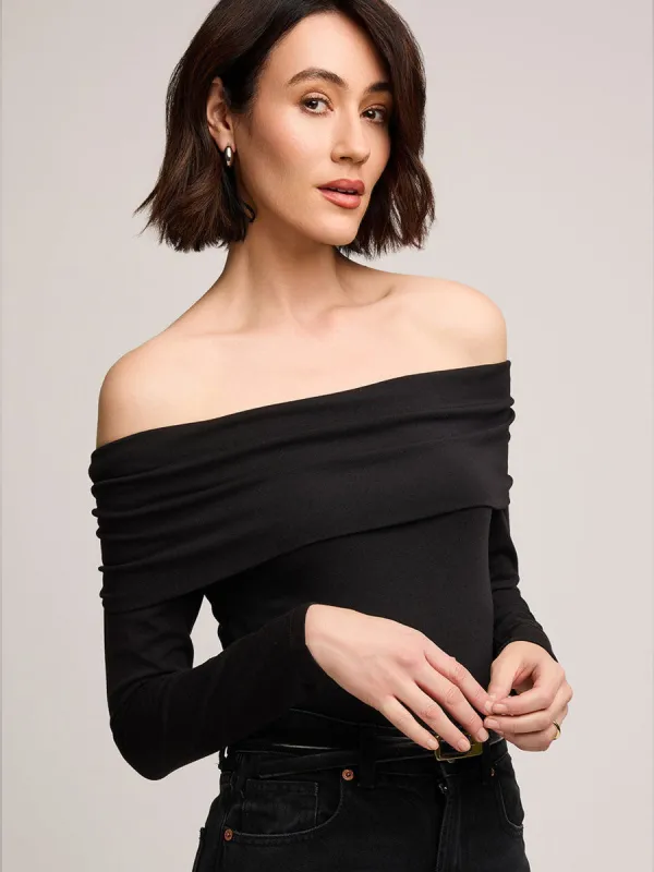 CHARLIZE TOP - BLACK sold by OAK