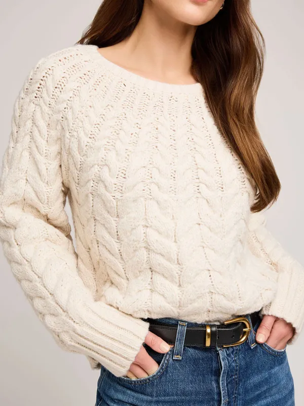 LORENZO SWEATER - CREAM sold by OAK