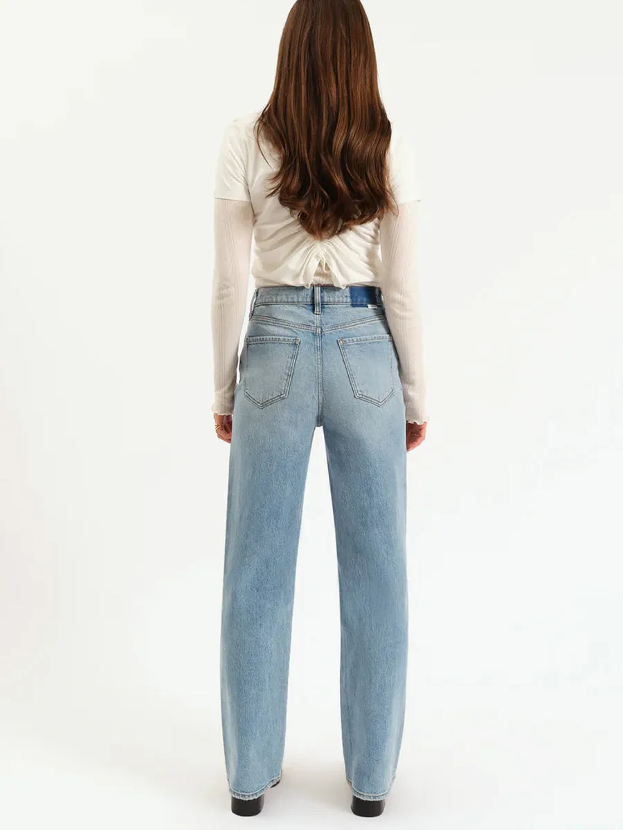 DAZE DENIM CITY STRAIGHT HIGH RISE STRAIGHT LEG - BE MINE VINTAGE sold by OAK product image thumbnail 2