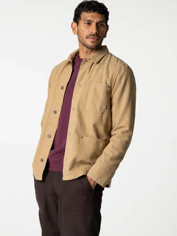 FINISTERRE BASSET FLANNEL LINED JACKET - FLINT sold by OAK