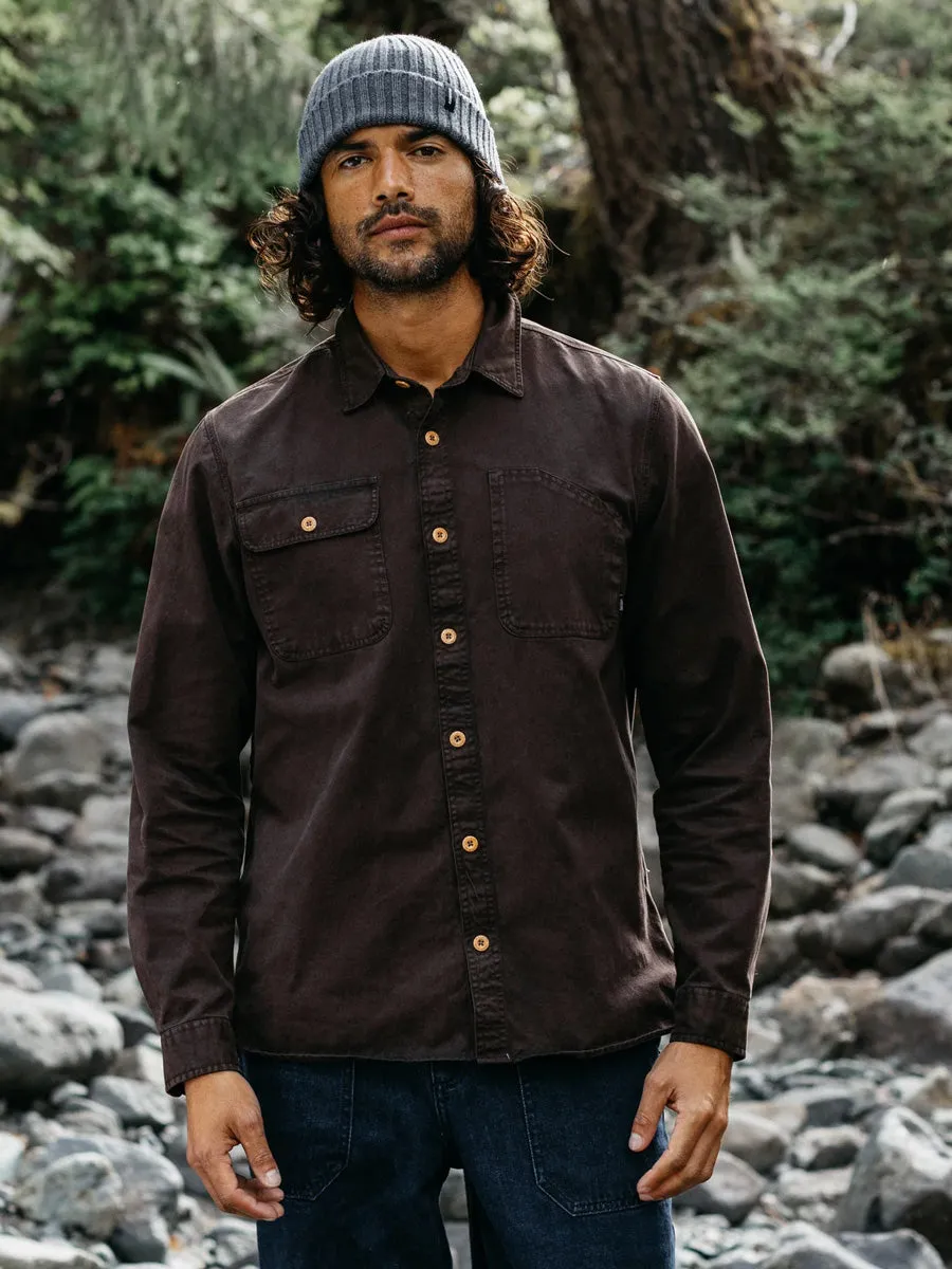 FINISTERRE EDDYSTONE SHIRT - BURNT UMBRE sold by OAK product image thumbnail 4
