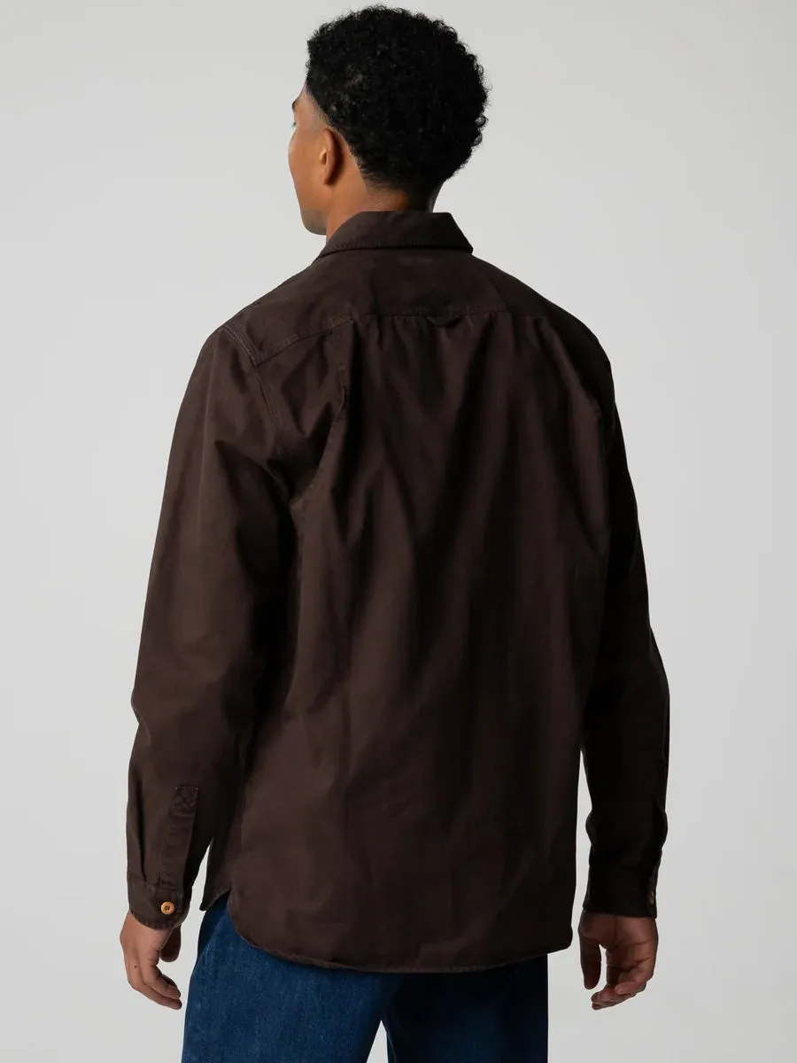FINISTERRE EDDYSTONE SHIRT - BURNT UMBRE sold by OAK product image thumbnail 2