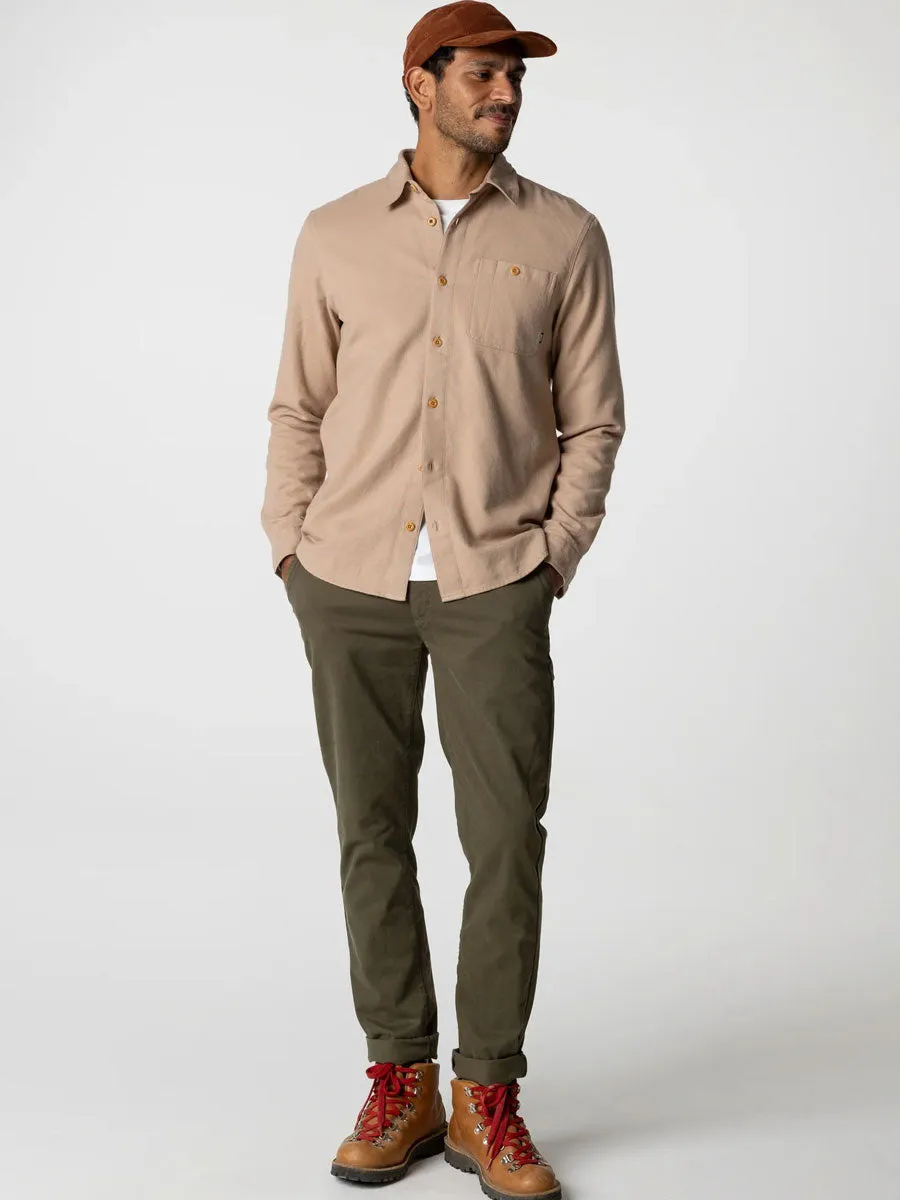 FINISTERRE GYLLY SHIRT - TAUPE DOBBY sold by OAK product image thumbnail 4