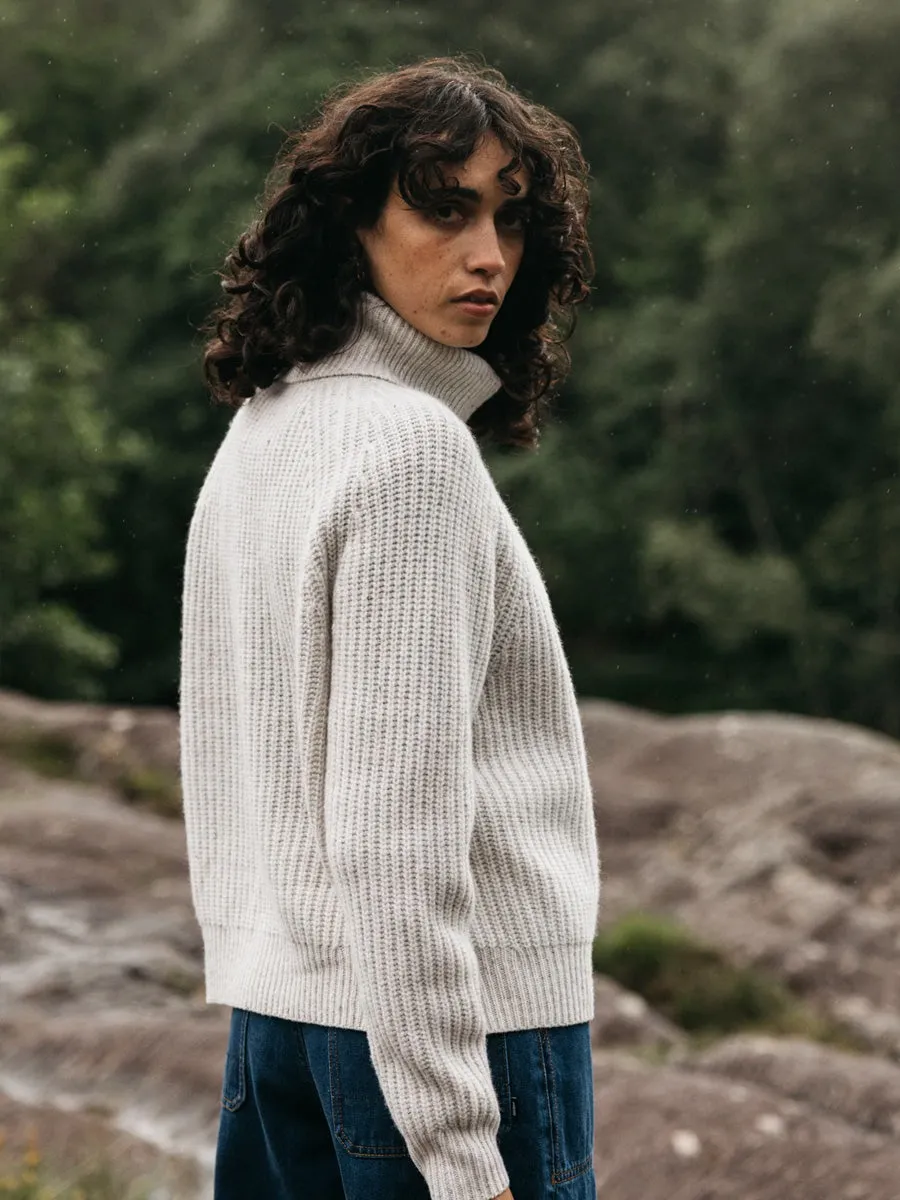 FINISTERRE MORA ROLL NECK SWEATER - ECRU sold by OAK product image thumbnail 2