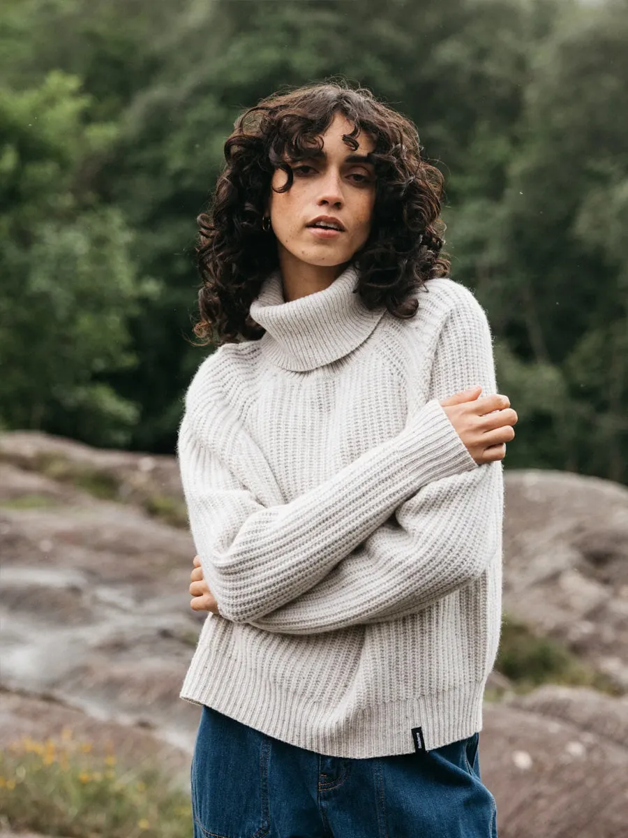 FINISTERRE MORA ROLL NECK SWEATER - ECRU sold by OAK