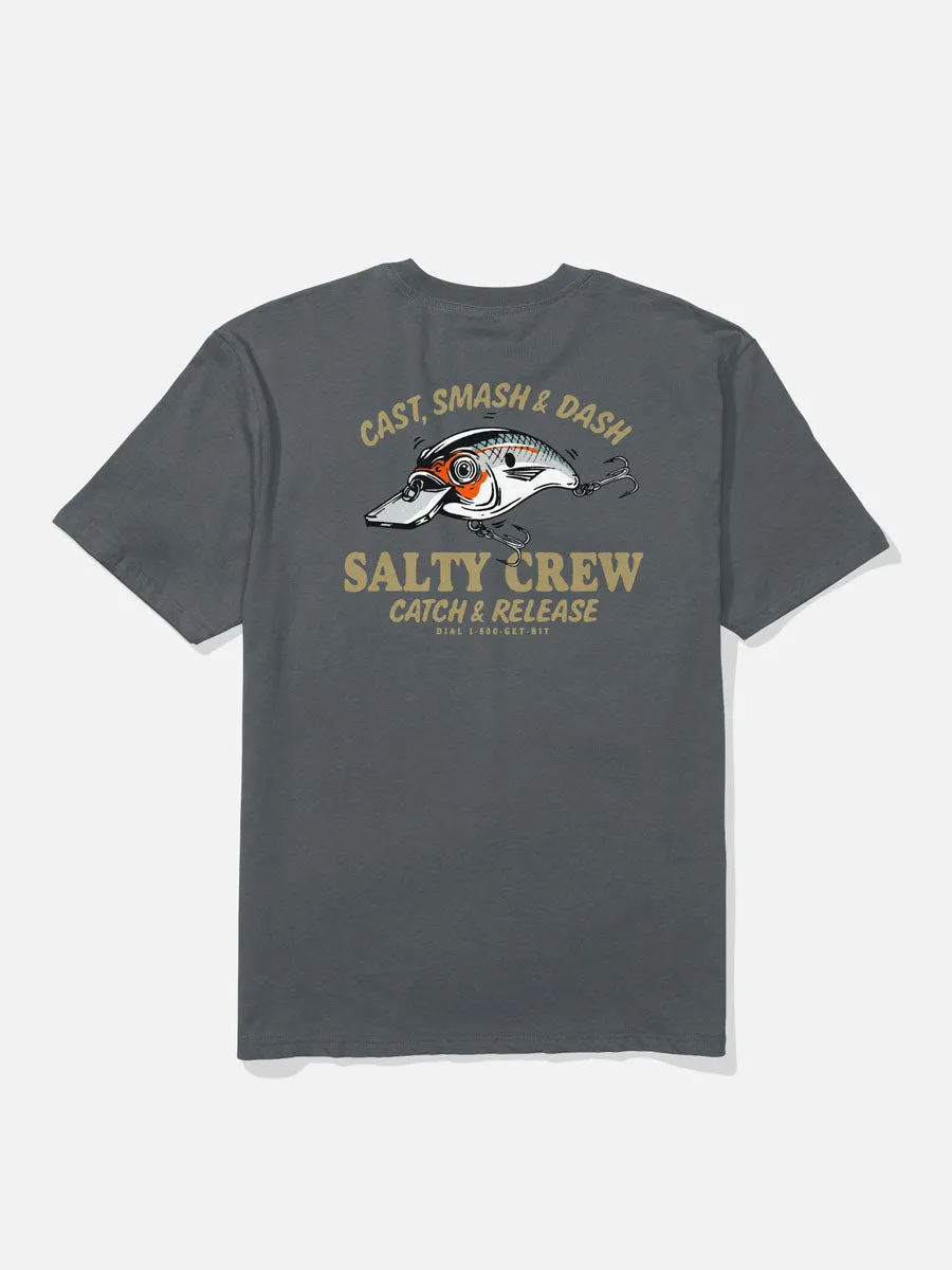 SALTY CREW CAST LIFE CLASSIC SHORT-SLEEVE TEE - CHARCOAL sold by OAK product image thumbnail 2