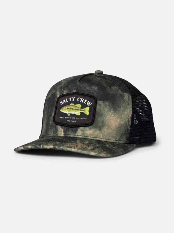 SALTY CREW BIG MOUTH TRUCKER HAT - DEEP FOREST sold by OAK