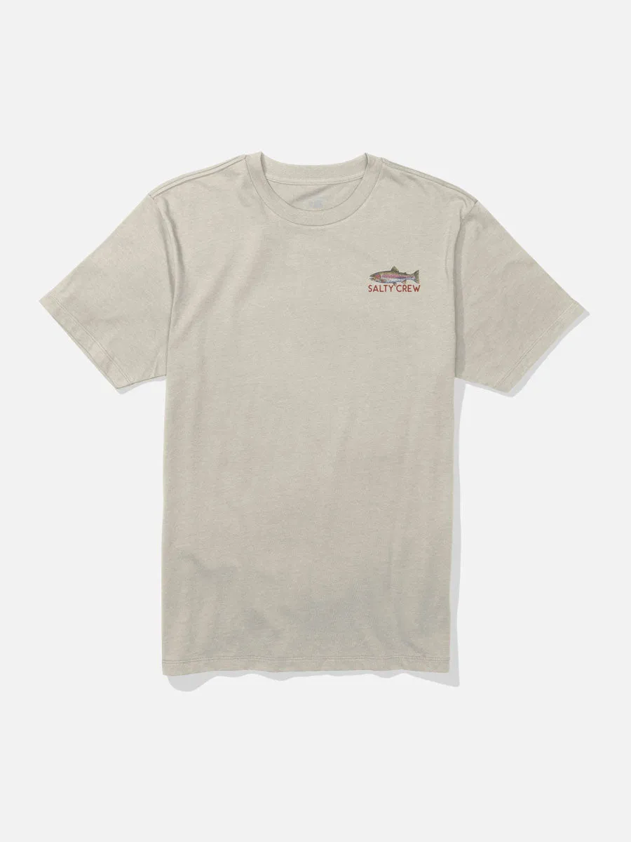 SALTY CREW TROUT MOUNT SHORT-SLEEVE TEE - BONE sold by OAK