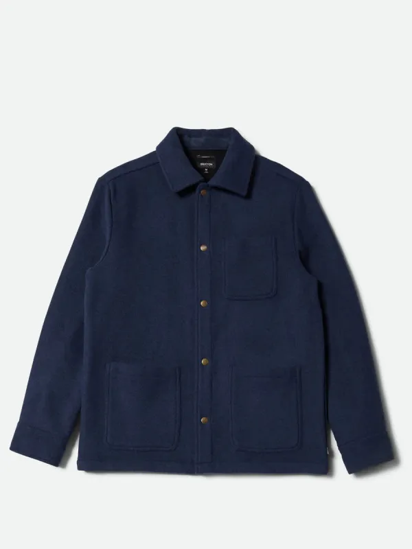 BRIXTON SHOP CHORE JACKET - MOOD INDIGO sold by OAK