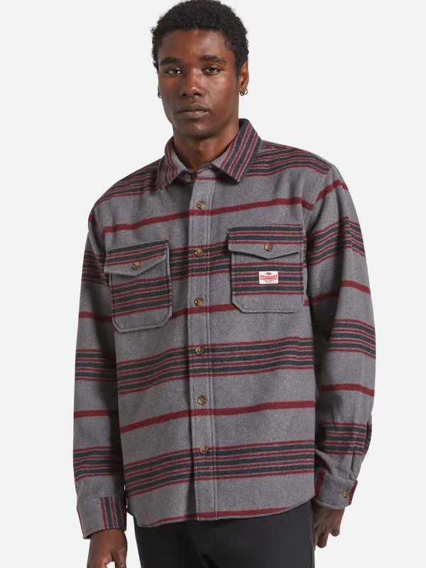 BRIXTON ALTERED THREADS OVERSHIRT - MULTI BLANKET STRIPE sold by OAK