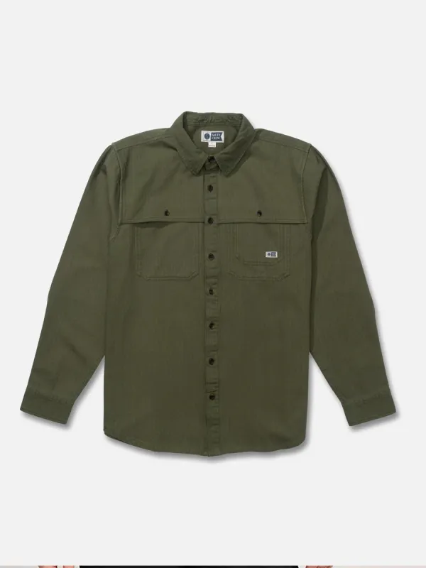 SALTY CREW LONG HAUL LONGSLEEVE SHIRT - FOUR LEAF CLOVER sold by OAK