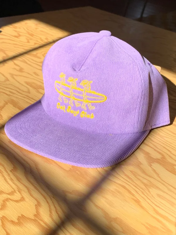 OAK SURF CLUB CORDUROY HAT - LAVENDER sold by OAK