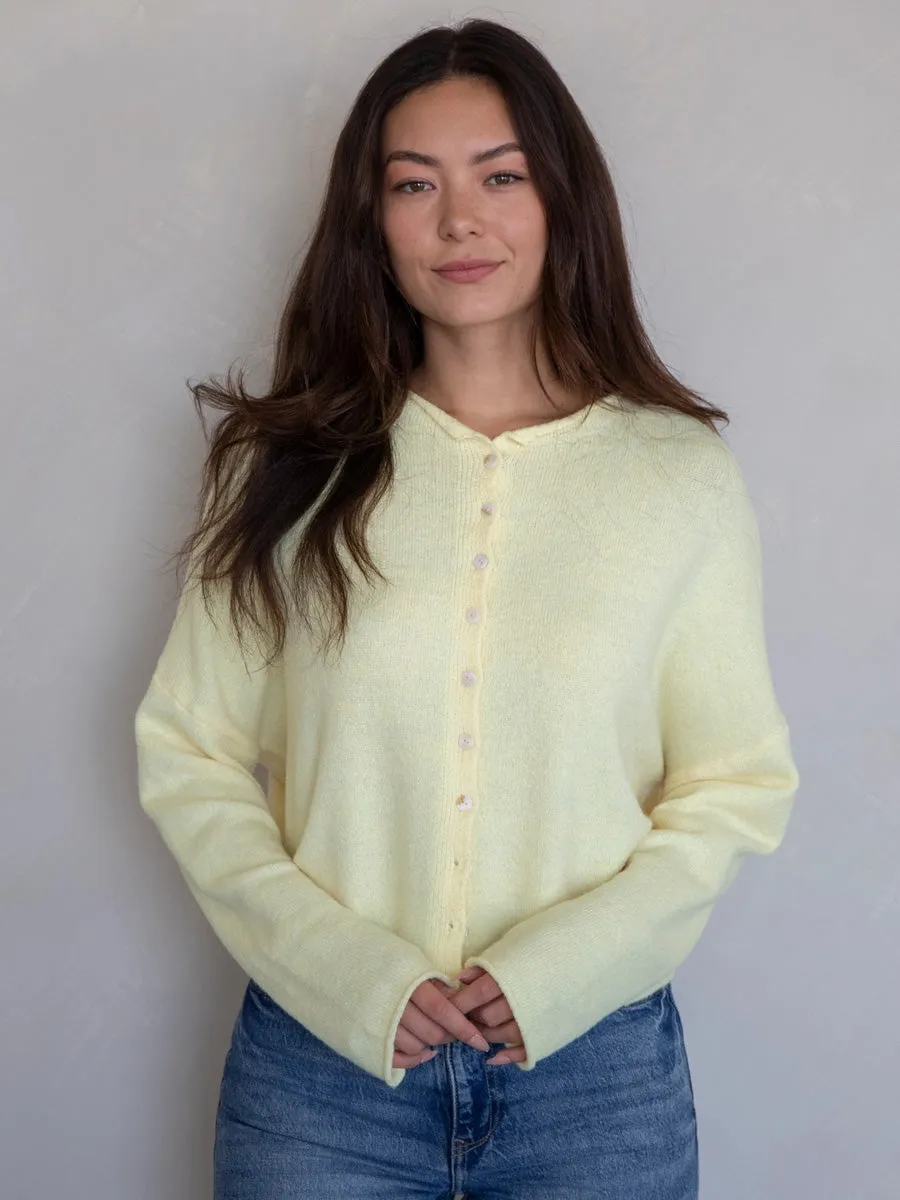 PIPER CARDIGAN - BUTTER sold by OAK