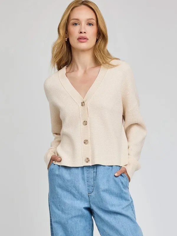 JOYCE CARDIGAN - CREAM sold by OAK